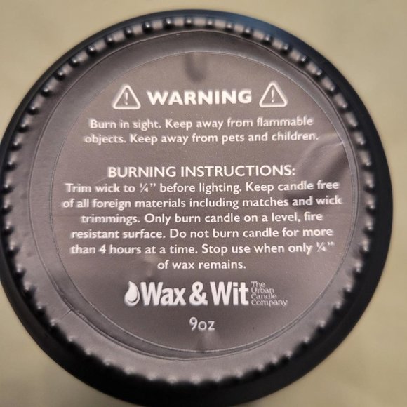 NEW- The Urban Candle Company. Wax & Wit Candles for MEN-KENTUCKY BOURBON -NEW - Picture 5 of 5